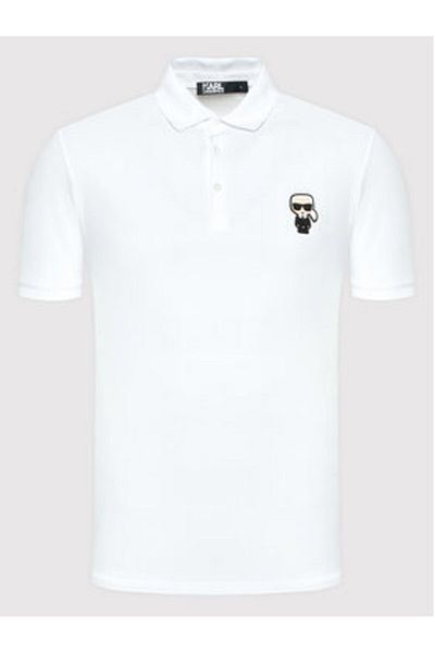 Karl Lagerfeld Karl Lagerfeld Polo pentru bărbați 745022 Alb
