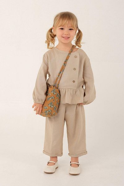Mioma Kids Linen Set Beige