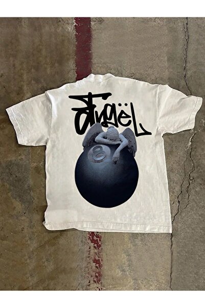 Jose Clothing Tricou imprimat cu mânecă scurtă cu croială supradimensionată