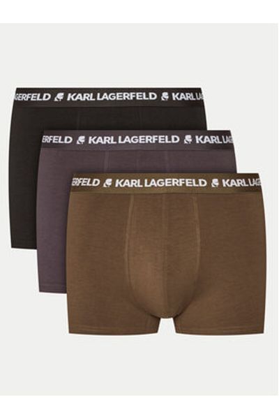 Karl Lagerfeld Men's Set of 3 pairs of boxers 235M2109 Black