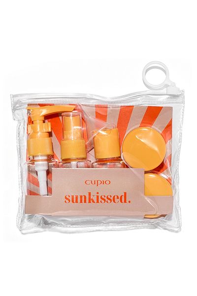 Cupio Cupio sunkissed travel container set.