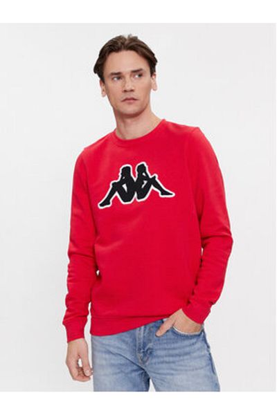 Kappa Mens Sweatshirt 3032BZ0 Red