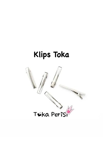 Toka Perisi Red Glitter Glitter 2-Piece Mini Bow Clip Buckle