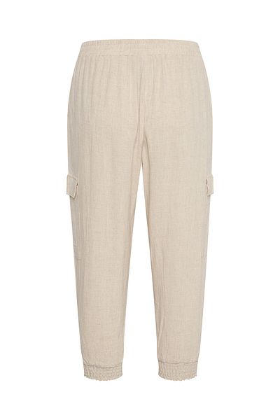 Kaffe Pantaloni din material textil pentru femei 10505458 bej