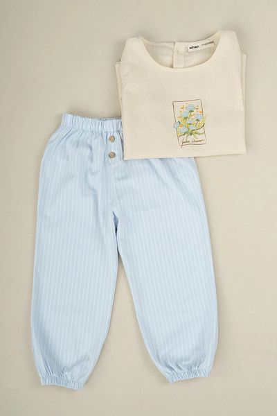 Mioma Kids Elastic Leg Trousers Blue
