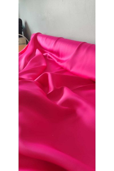 River Fabrics Silk Textured Satin Fuchsia