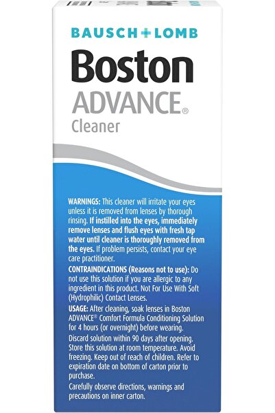 Boston Advance Contact Lens Solution by Bausch+ Lomb, for Gas Permeable Contact Lenses, 1 Fl Oz (Pac