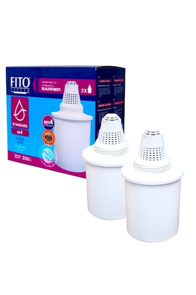 Barrier Set 2 x Filtru apa compatibil cani filtrante Barrier, tip Standard, cu carbon activ si filtrare pana