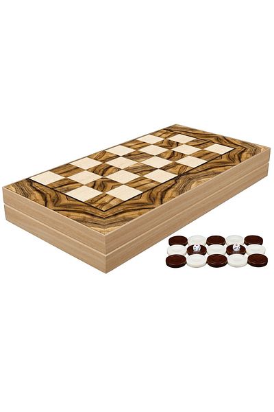 FOXMAG24 Olive Burl Lacquered Wooden Board Set, 50x50 cm