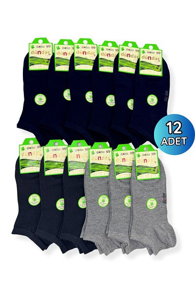 Dündar Women's Bamboo Booties Socks 12-pack