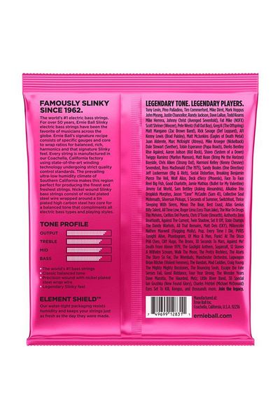 Ernie Ball Ernie Ball 2824 Super Slinky 5-string electric bass set