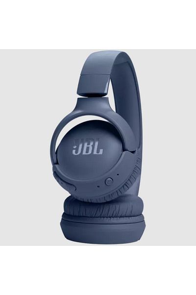 JBL Over-ear Headphones Tune 520bt Wireless, Pure Bass, Bluetooth 5.3, Vocal Assistant, Blue