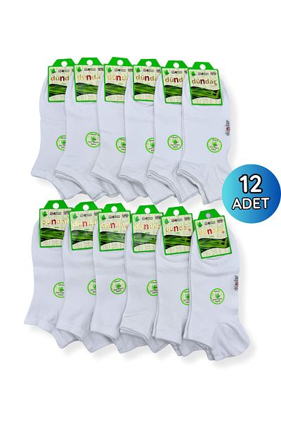 Dündar Women's Bamboo Booties Socks 12-pack