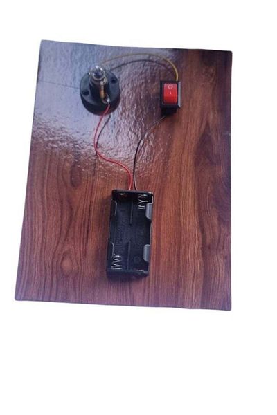 Generic DIY Electric Circuit With Bulb For Science Teaching