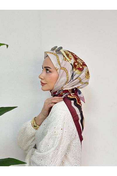 Pull Scarfs Rigel Pattern Scarf - Red