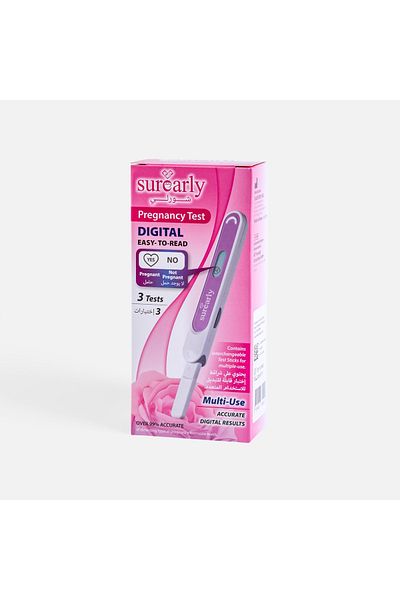 SUREARLY Shorly Digital Pregnancy Test (3 tablets)