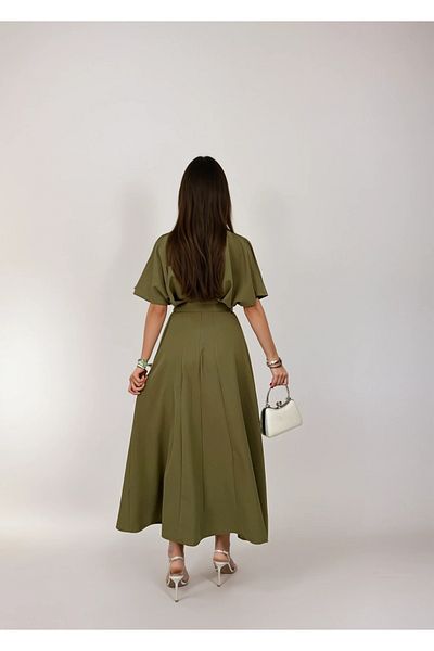 MAYELN Stylish, Simple and Elegant with Silver Buckle Detailed Belt