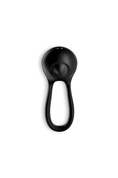 Satisfyer Inel Vibrator Majestic Duo Elegant, pentru Placeri Incomparabile, Satisfyer, Negru