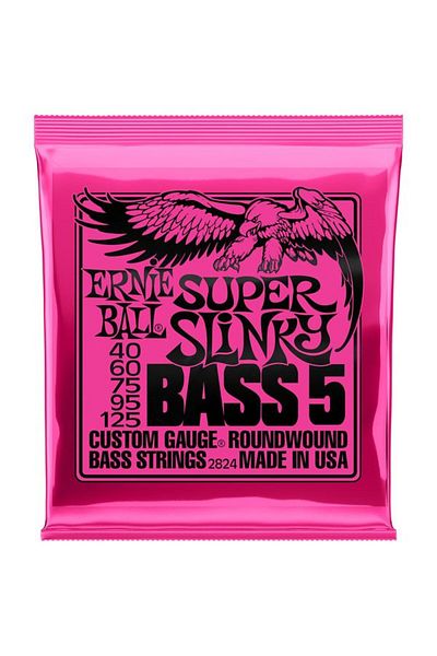 Ernie Ball Ernie Ball 2824 Super Slinky 5-string electric bass set