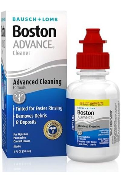 Boston Advance Contact Lens Solution by Bausch+ Lomb, for Gas Permeable Contact Lenses, 1 Fl Oz (Pac
