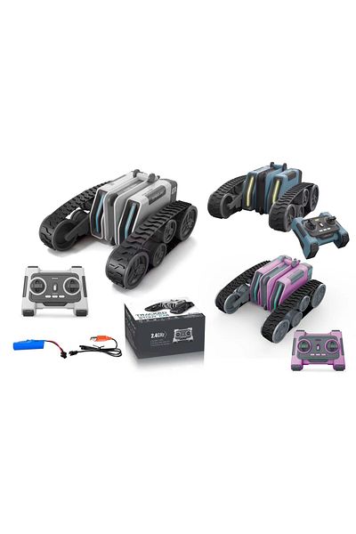 Generic MZtoyz- track Stunt Vehicle Double sided RC Tank RC Car Remote Control Toy Car
