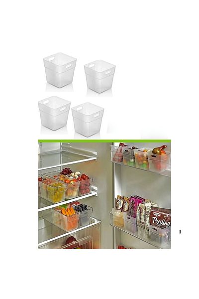 mucit home Refrigerator Door Organizer and Bathroom Organizer 4 Pieces