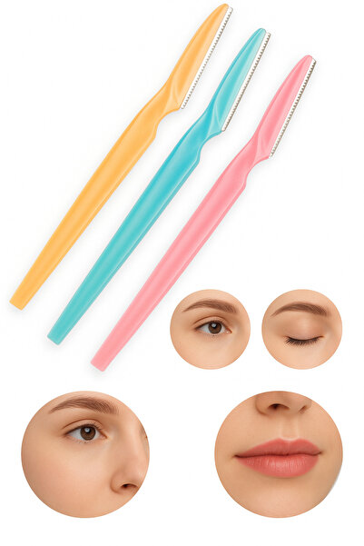 zizix 3 قطع من ماكينة حلاقة الوجه للنساء والرجال لإزالة شعر الحواجب والشارب والخد