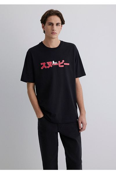 Mavi Peanut Printed Loose Fit (Relaxed Fit) T-Shirt