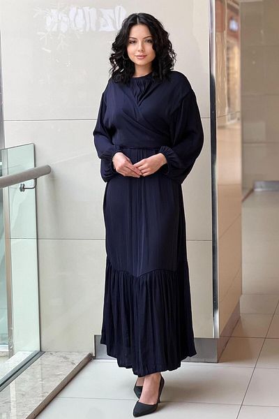 Ceremony Front Tie Memoli Cupra Dress