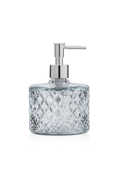 ASPARTAM Design Crystal Glass Liquid Soap Dispenser - Transparent