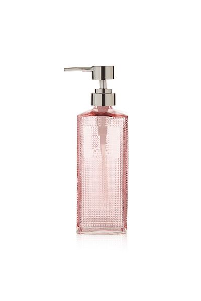ASPARTAM Square Tower Glass Liquid Soap Dispenser - - 21X7 cm