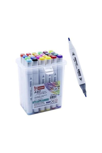 Mikro Zw-8001-48 Art Double Sided Marker Zw8001-48 Shnk