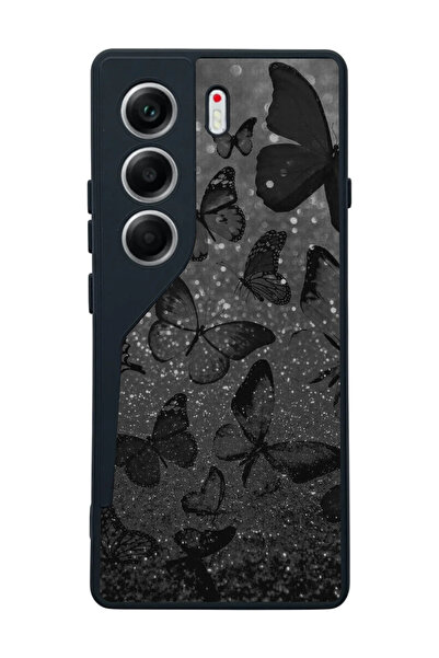 TECNO Camon 40 Siyah Silikon Kılıf Çiziklere ve Darbelere Karşı Koruma