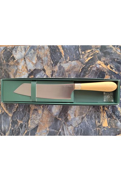 empressnaturalstone Kritsuke Chef Knife – Atak Brand, Cream Oval Handle