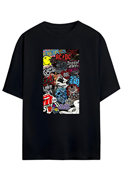 MAGORS LEGENDS OF ROCK UNISEX MAJICA PREVELIKOG KROJA