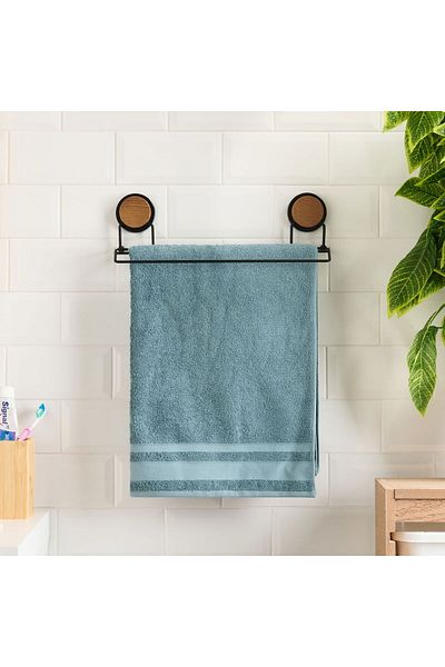 MATMEL Long Towel Holder - Black - 40 cm