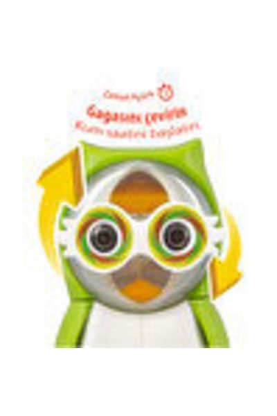 Flipper (Bandaid Gift) Owl Figured Hourglass Brush Storage Container - Assorted (1 Pcs)