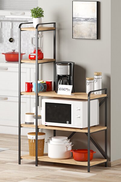 EGEMEV Kahve Köşesi Mutfak Bangosu çok Amaçlı Dolap büyük boy Fırın Dolabı cay kahve Airfryer Dolabı