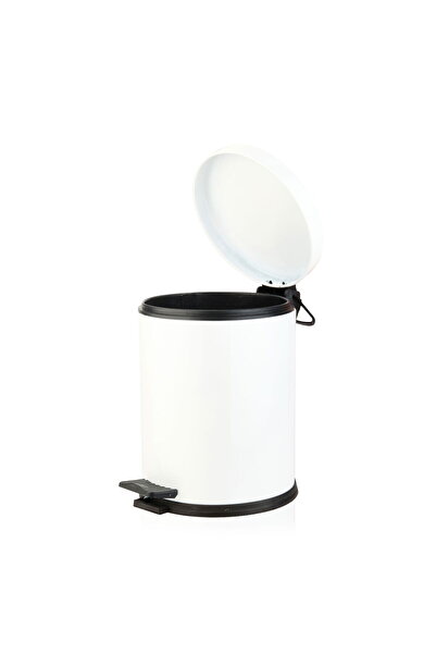 ASPARTAM Bath Pedal Bin - White - 5 Lt
