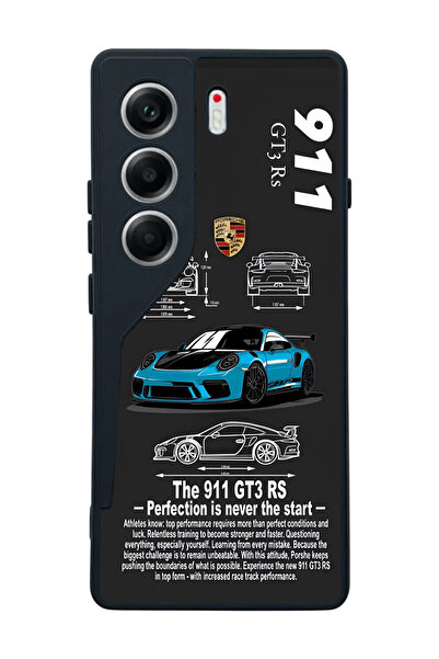 TECNO Camon 40 Siyah Silikon Kılıf Çiziklere ve Darbelere Karşı Koruma