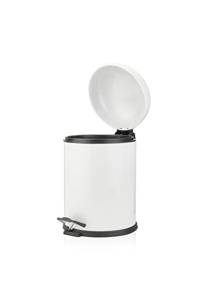 ASPARTAM Bath Bon Trash Can - White - 5 Lt