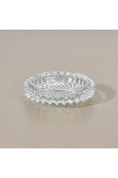 MATMEL Γυάλινο Τασάκι - Διαφανές - 12x2,5 cm