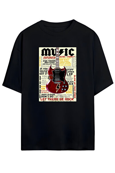 MAGORS تي شيرت LEGENDS OF ROCK للجنسين مقاس كبير