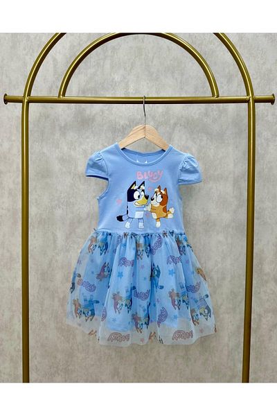 GAist Kids Baby Κοριτσίστικο φόρεμα με μπλε εμπριμέ τούλι