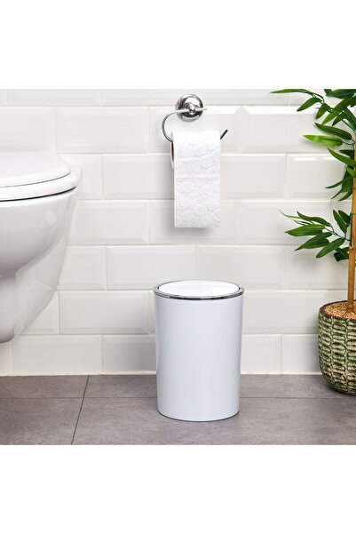 KUT FLY سلة مهملات لينوكس - أبيض - 6 لتر