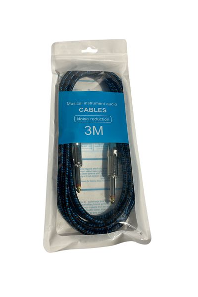 çağanmüzik Instrument Cable Braided 3 Mt
