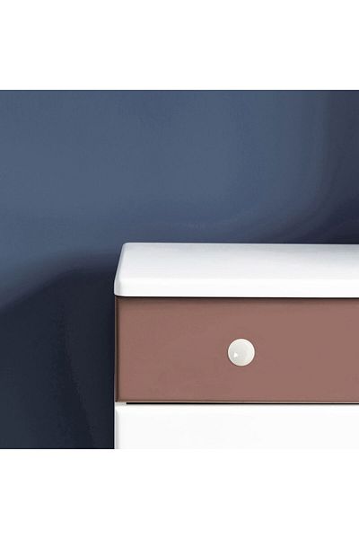 ASPARTAM Star Button Handle - White / Gold