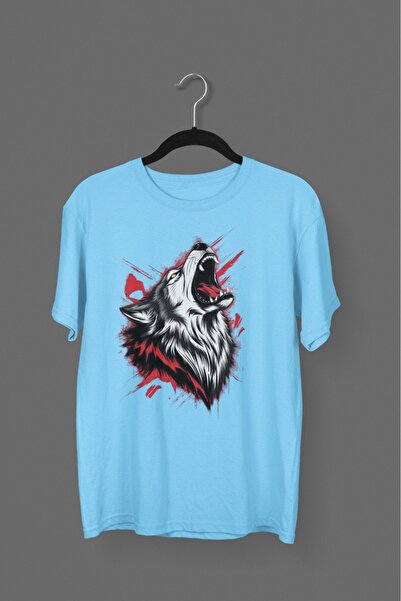 Butik Мъжка/Женска -kurt1- Тениска с къс ръкав, обло деколте и трансферен печат