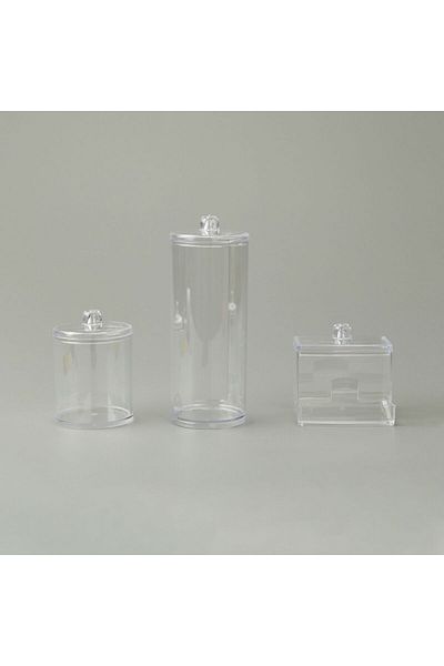 ASPARTAM Living 3-Piece Organizer Set - Transparent
