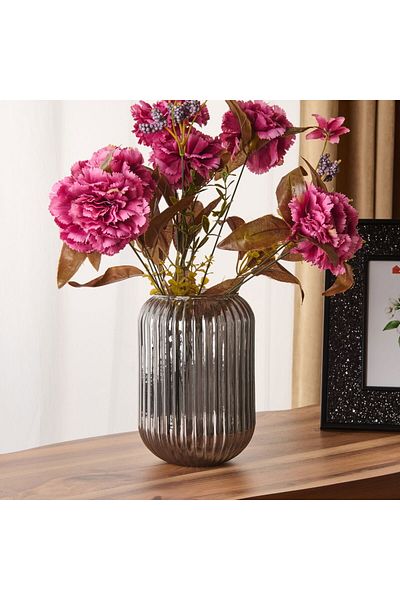 ASPARTAM Deco Line Vase - Smoked - 20 cm